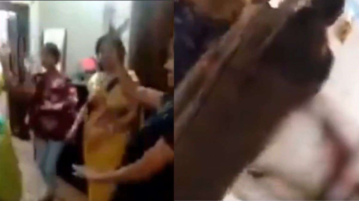 Teachers in Meerut dance while students clean, wash carpets and curtain, goes viral | WATCH